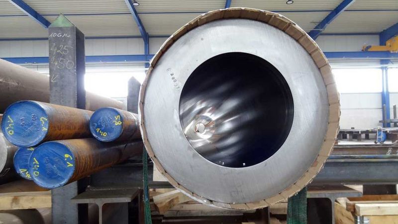 Boiler tube; drilled from available round steel